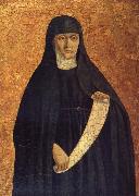 Piero della Francesca Augustinian nun oil on canvas